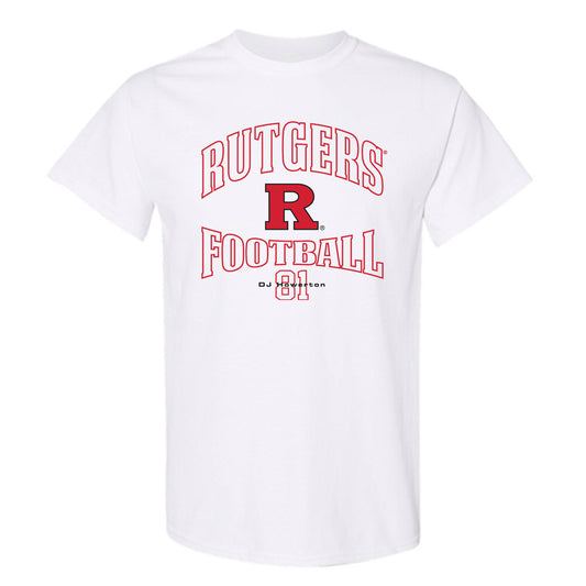 Rutgers - NCAA Football : DJ Howerton - Classic Fashion Shersey T-Shirt-0