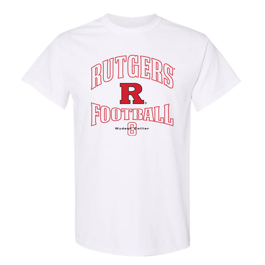 Rutgers - NCAA Football : Wydeek Collier - Classic Fashion Shersey T-Shirt-0