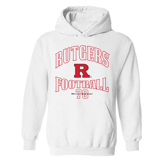 Rutgers - NCAA Football : Miron Gurman - Classic Fashion Shersey Hooded Sweatshirt-0