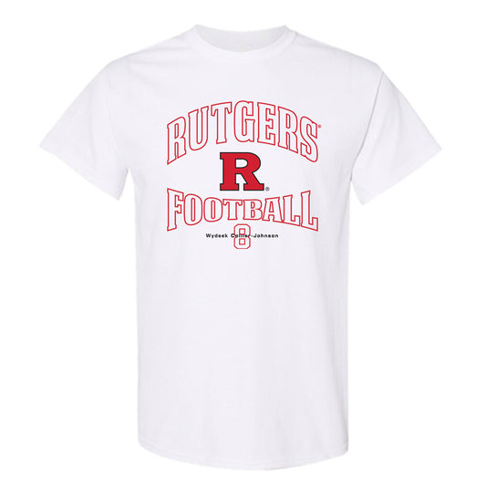 Rutgers - NCAA Football : Wydeek Collier-Johnson - Classic Fashion Shersey T-Shirt-0