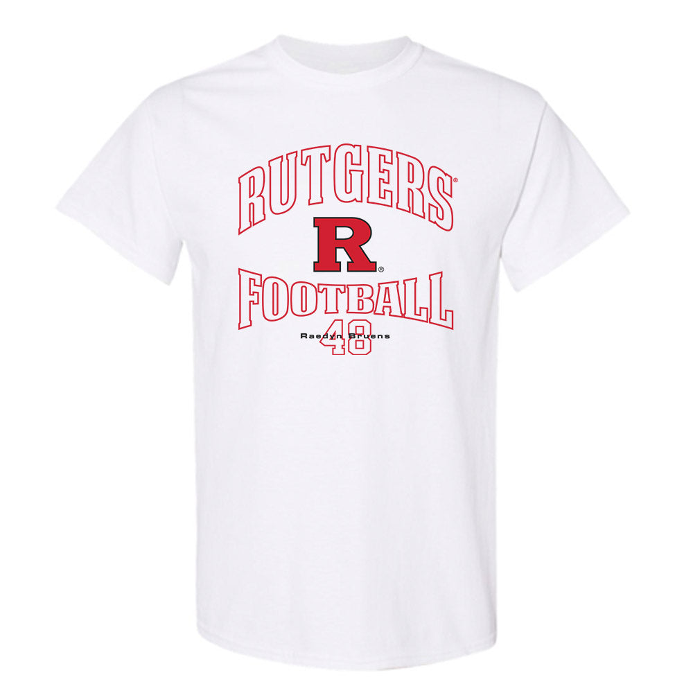 Rutgers - NCAA Football : Raedyn Bruens - Classic Fashion Shersey T-Shirt-0