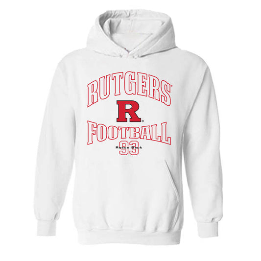 Rutgers - NCAA Football : Reece Beck - Classic Fashion Shersey Hooded Sweatshirt-0