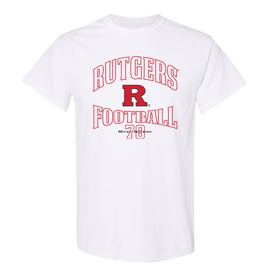 Rutgers - NCAA Football : Miron Gurman - Classic Fashion Shersey T-Shirt-0