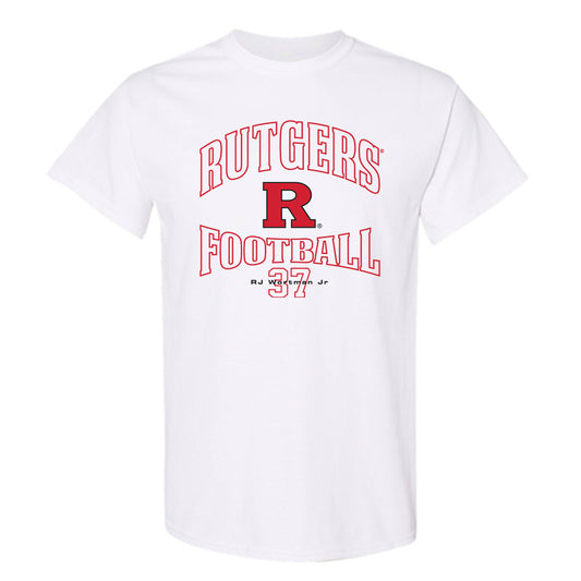 Rutgers - NCAA Football : RJ Wortman Jr - Classic Fashion Shersey T-Shirt-0