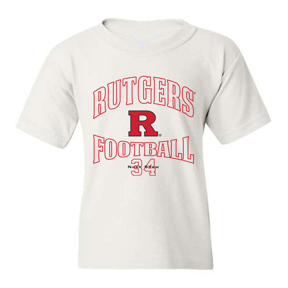 Rutgers - NCAA Football : Noah Shaw - Classic Fashion Shersey Youth T-Shirt