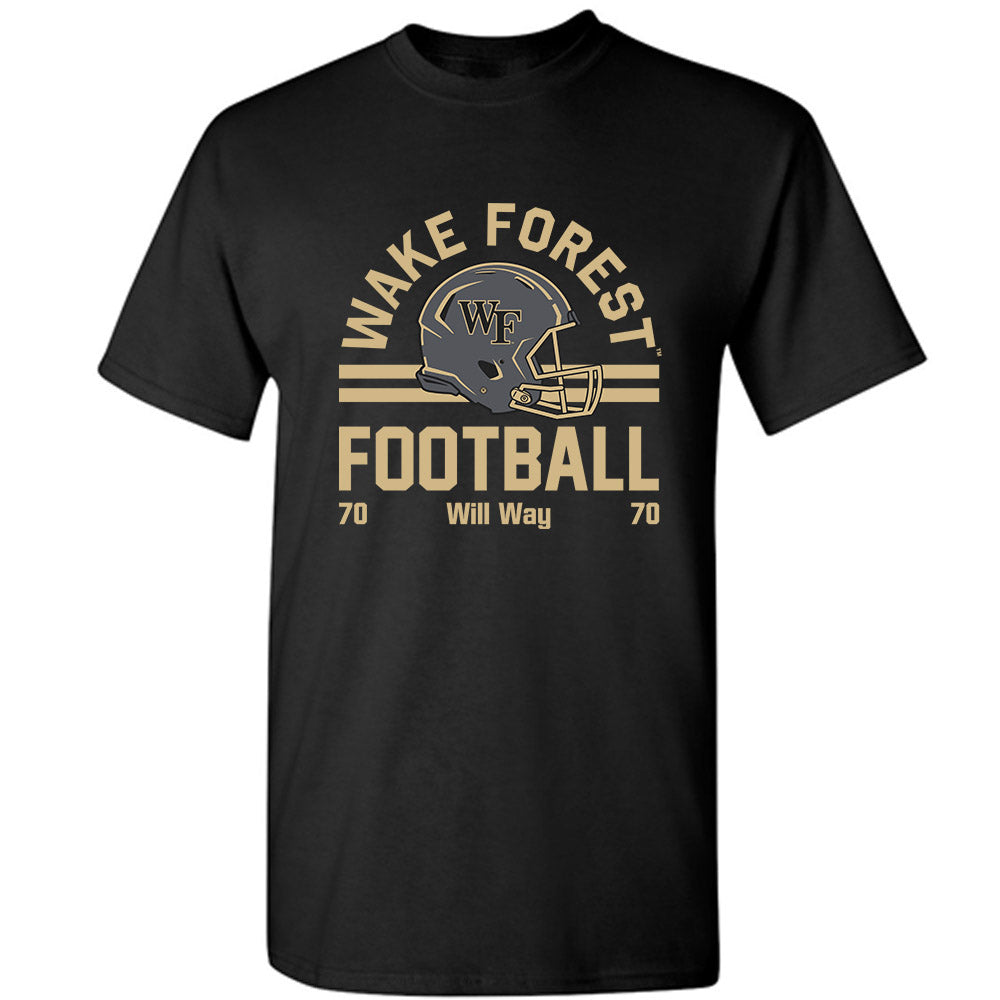 Wake Forest - NCAA Football : Will Way - Classic Fashion Shersey T-Shirt-0