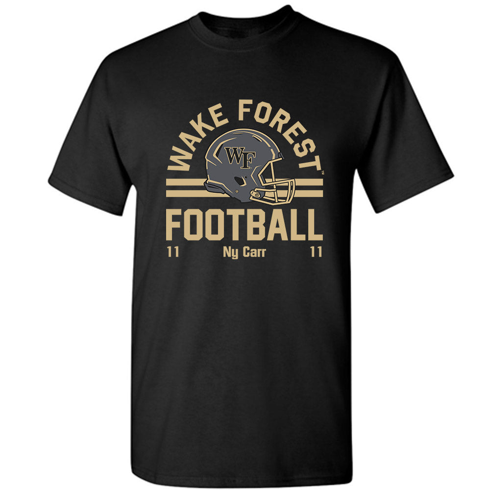 Wake Forest - NCAA Football : Ny Carr - Classic Fashion Shersey T-Shirt-0