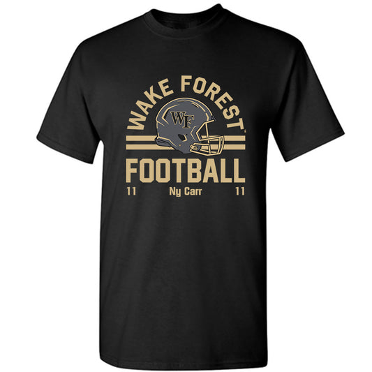 Wake Forest - NCAA Football : Ny Carr - Classic Fashion Shersey T-Shirt-0