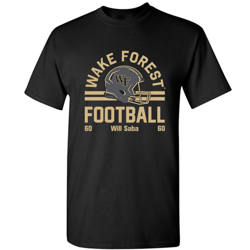 Wake Forest - NCAA Football : Will Saba - Classic Fashion Shersey T-Shirt-0
