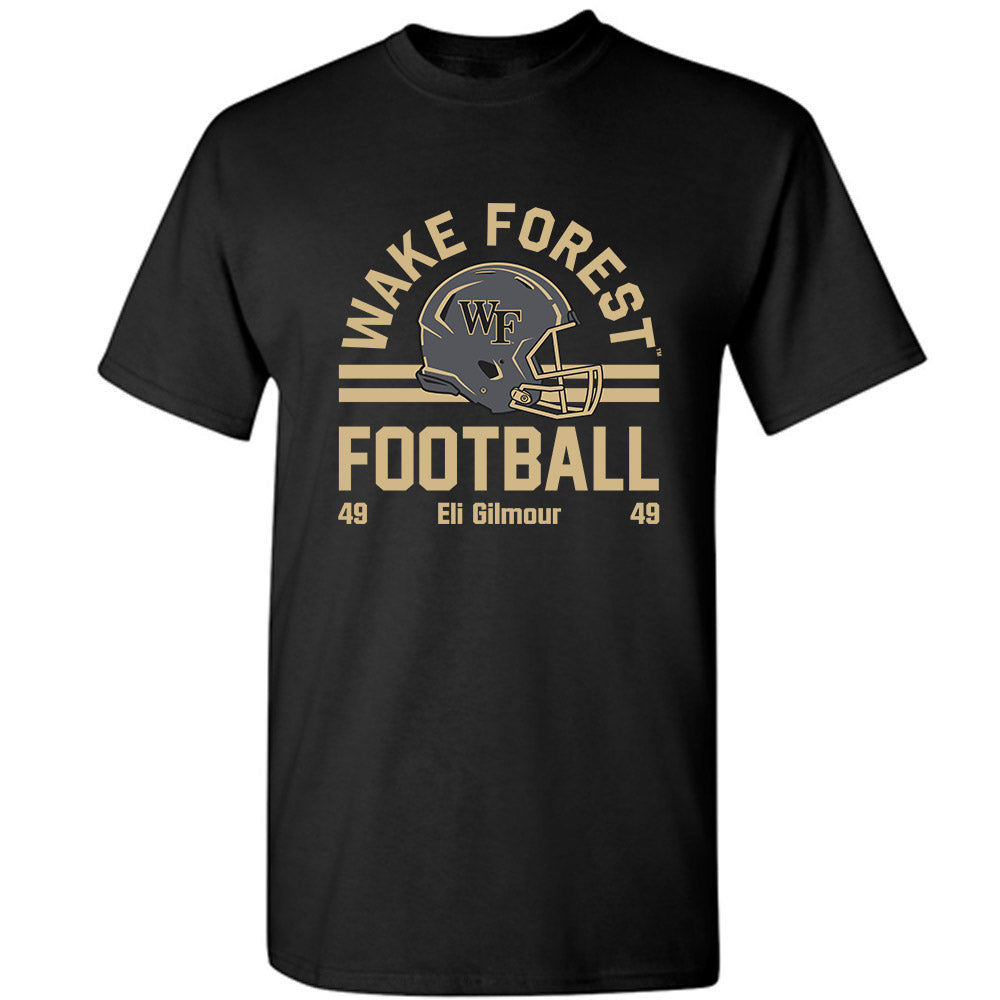 Wake Forest - NCAA Football : Eli Gilmour - Classic Fashion Shersey T-Shirt-0
