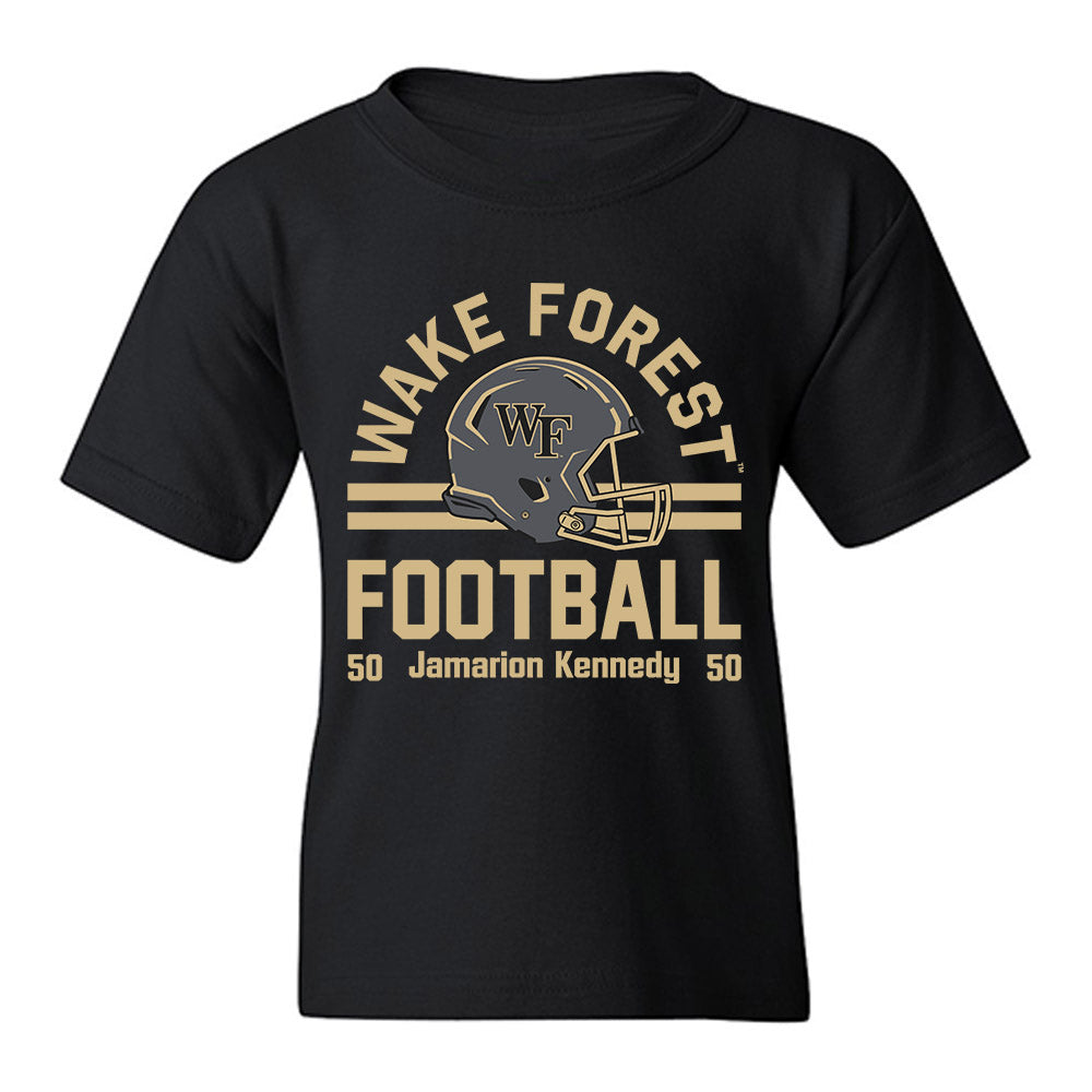 Wake Forest - NCAA Football : Jamarion Kennedy - Classic Fashion Shersey Youth T-Shirt-0
