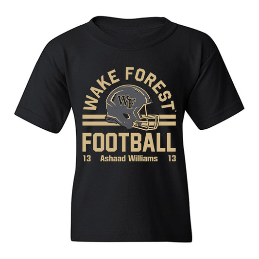 Wake Forest - NCAA Football : Ashaad Williams - Classic Fashion Shersey Youth T-Shirt-0