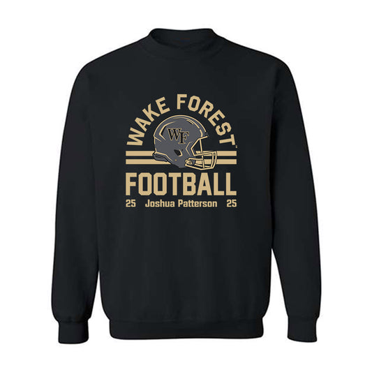 Wake Forest - NCAA Football : Joshua Patterson - Classic Fashion Shersey Crewneck Sweatshirt-0