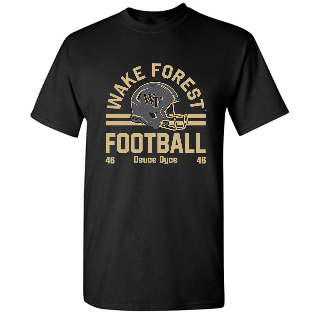 Wake Forest - NCAA Football : Deuce Dyce - Classic Fashion Shersey T-Shirt-0