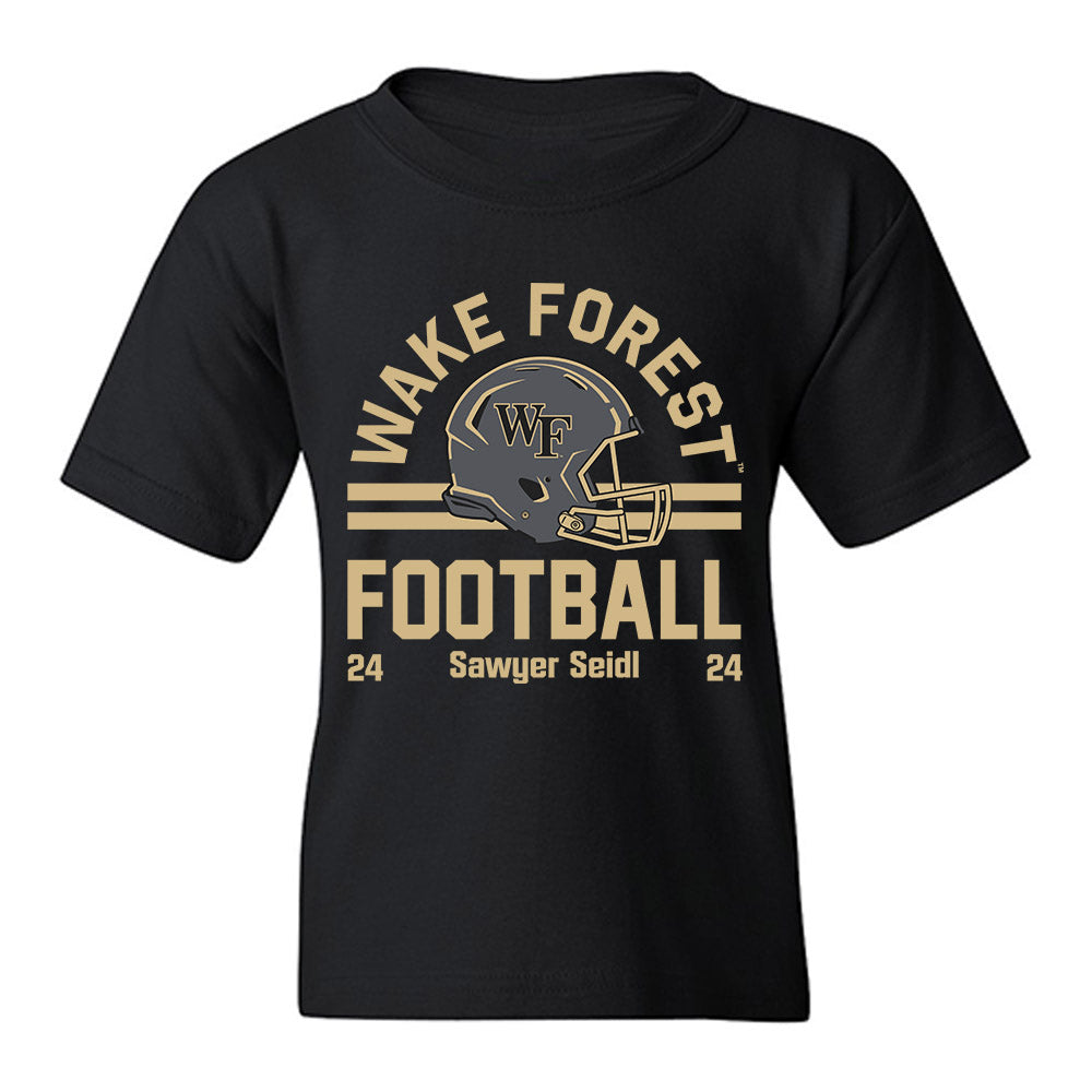 Wake Forest - NCAA Football : Sawyer Seidl - Classic Fashion Shersey Youth T-Shirt-0