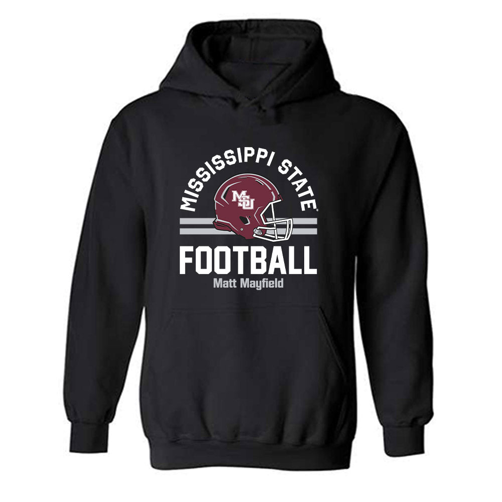 Mississippi State - NCAA Football : Matt Mayfield - Fashion Shersey Hooded Sweatshirt-0