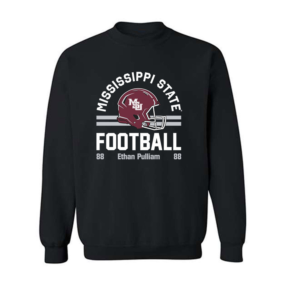 Mississippi State - NCAA Football : Ethan Pulliam - Fashion Shersey Crewneck Sweatshirt-0