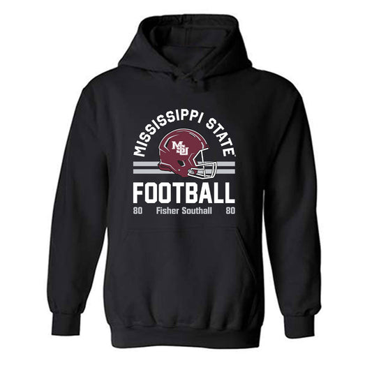 Mississippi State - NCAA Football : Fisher Southall - Fashion Shersey Hooded Sweatshirt-0