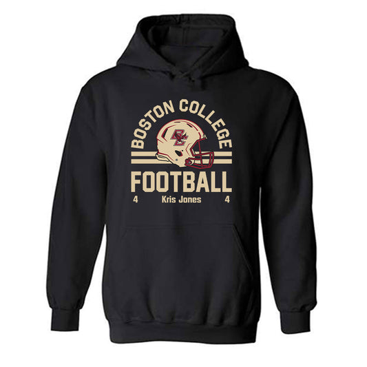 Boston College - NCAA Football : Kris Jones - Fashion Shersey Hooded Sweatshirt-0