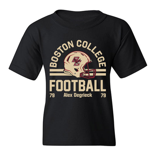 Boston College - NCAA Football : Alex Degrieck - Fashion Shersey Youth T-Shirt-0