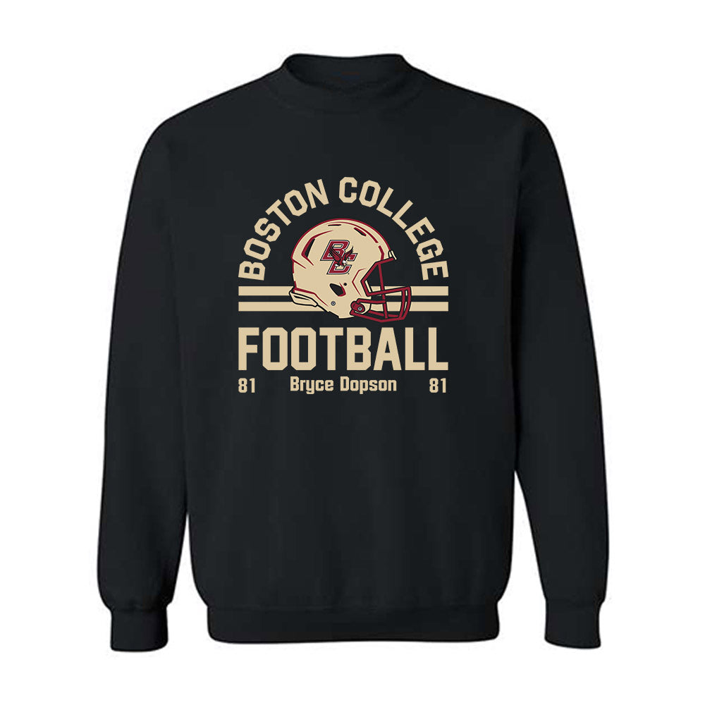 Boston College - NCAA Football : Bryce Dopson - Fashion Shersey Crewneck Sweatshirt-0