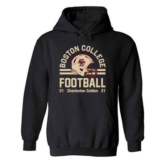 Boston College - NCAA Football : Charleston Coldon - Fashion Shersey Hooded Sweatshirt-0