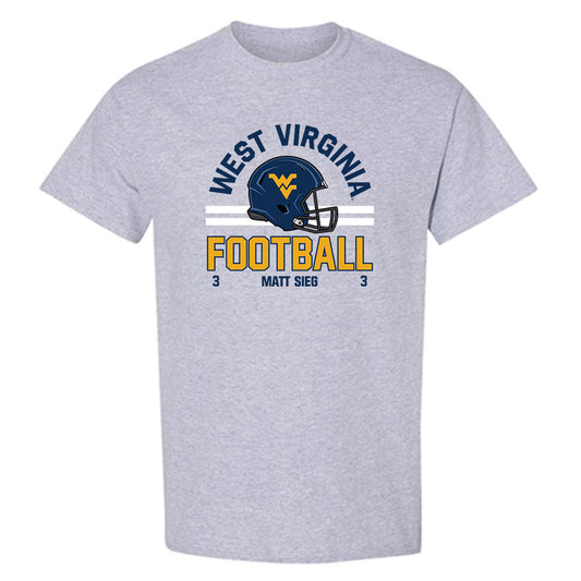 West Virginia - NCAA Football : Matt Sieg - Classic Fashion Shersey T-Shirt-0