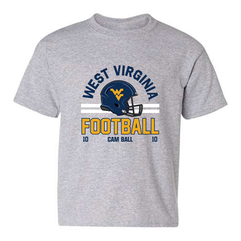 West Virginia - NCAA Football : Cam Ball - Classic Fashion Shersey Youth T-Shirt-0