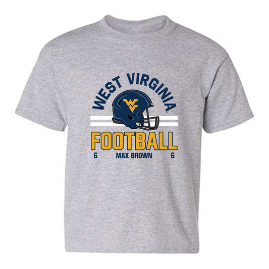 West Virginia - NCAA Football : Max Brown - Classic Fashion Shersey Youth T-Shirt-0