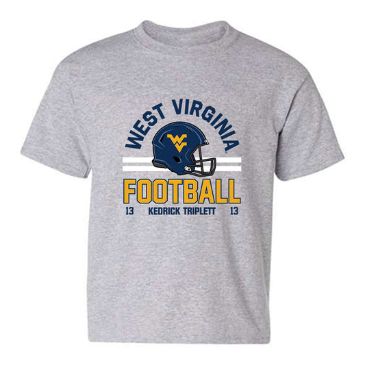 West Virginia - NCAA Football : Kedrick Triplett - Classic Fashion Shersey Youth T-Shirt-0