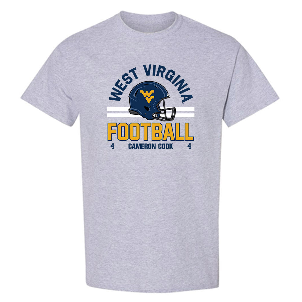 West Virginia - NCAA Football : Cameron Cook - Classic Fashion Shersey T-Shirt-0