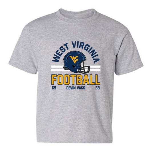 West Virginia - NCAA Football : Devin Vass - Classic Fashion Shersey Youth T-Shirt-0