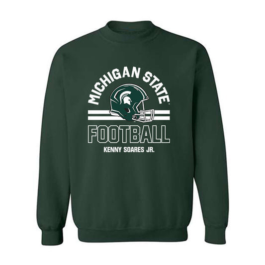 Michigan State - NCAA Football : Kenny Soares Jr. - Classic Fashion Shersey Crewneck Sweatshirt-0