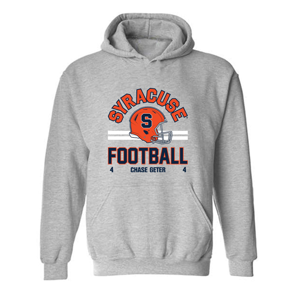 Syracuse - NCAA Football : Chase Geter - Sport Shersey Hooded Sweatshirt-0
