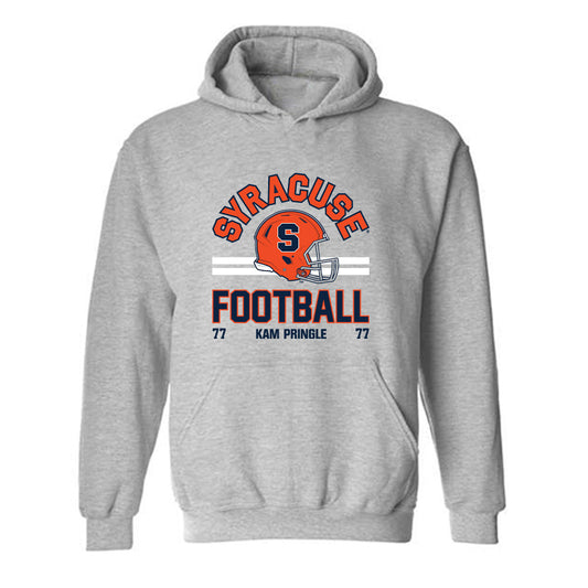 Syracuse - NCAA Football : Kam Pringle - Sport Shersey Hooded Sweatshirt-0