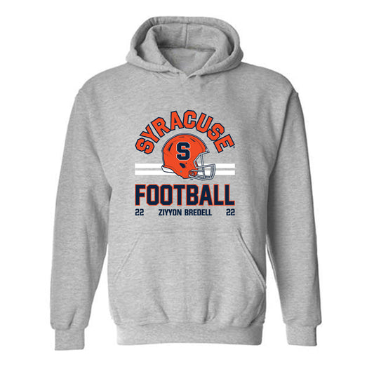Syracuse - NCAA Football : Ziyyon Bredell - Sport Shersey Hooded Sweatshirt-0