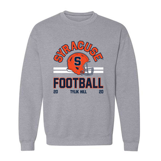 Syracuse - NCAA Football : Tylik Hill - Sport Shersey Crewneck Sweatshirt-0