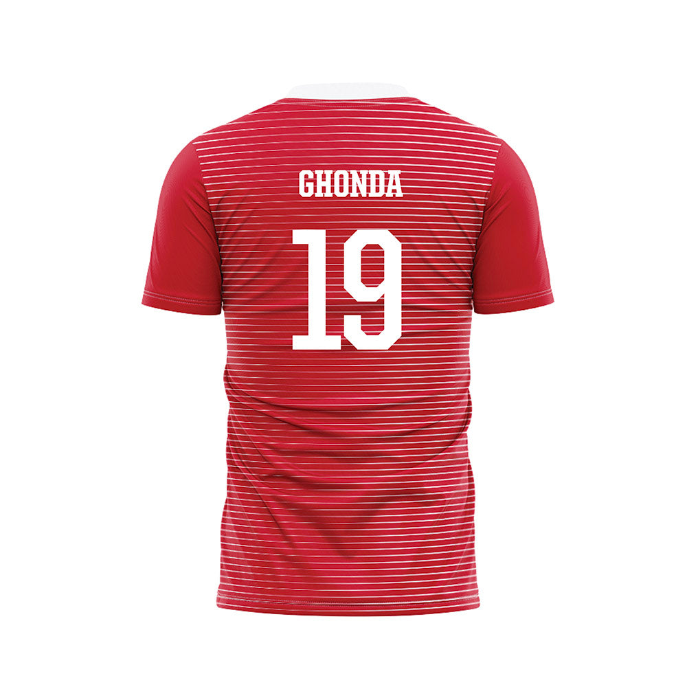 Houston - NCAA Women's Soccer : Adelhia Ghonda - Red Soccer Jersey-1