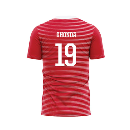 Houston - NCAA Women's Soccer : Adelhia Ghonda - Red Soccer Jersey-1