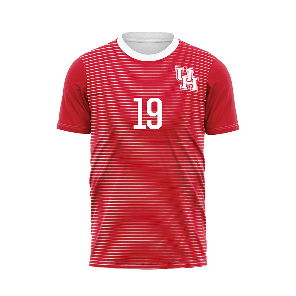 Houston - NCAA Women's Soccer : Adelhia Ghonda - Red Soccer Jersey-0