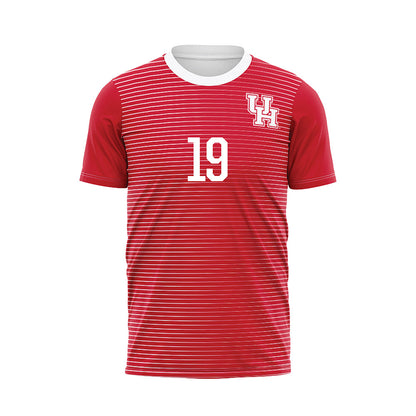 Houston - NCAA Women's Soccer : Adelhia Ghonda - Red Soccer Jersey-0