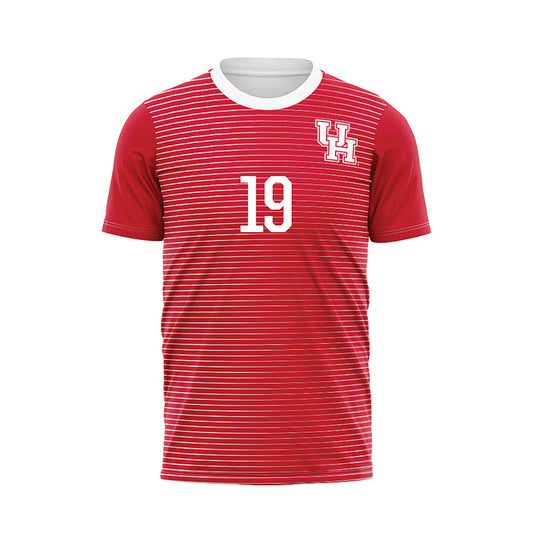 Houston - NCAA Women's Soccer : Adelhia Ghonda - Red Soccer Jersey-0
