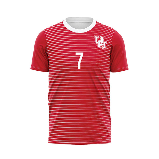 Houston - NCAA Women's Soccer : Danielle Shannon - Red Soccer Jersey-0