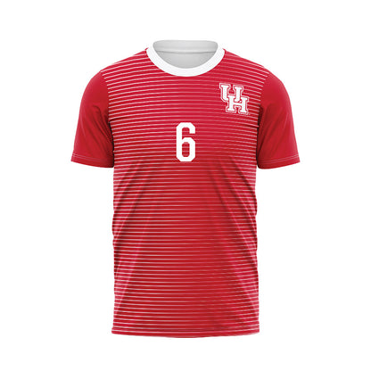 Houston - NCAA Women's Soccer : Bailey Cate - Red Soccer Jersey-0