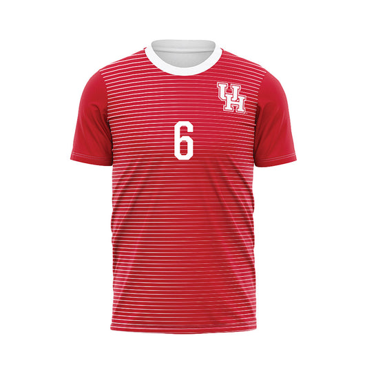 Houston - NCAA Women's Soccer : Bailey Cate - Red Soccer Jersey-0