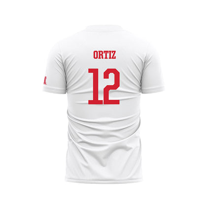 Houston - NCAA Women's Soccer : Nadia Ortiz - White Soccer Jersey-1