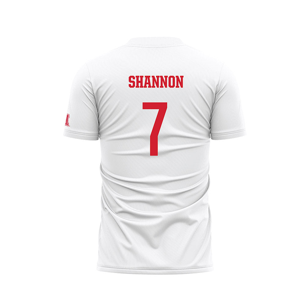 Houston - NCAA Women's Soccer : Danielle Shannon - White Soccer Jersey-1