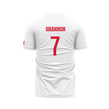 Houston - NCAA Women's Soccer : Danielle Shannon - White Soccer Jersey-1