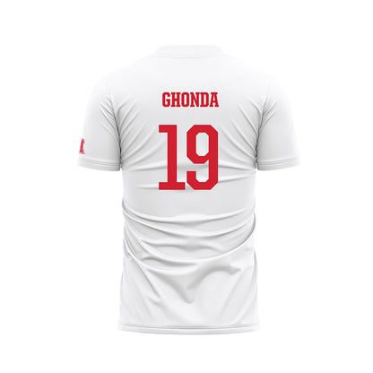 Houston - NCAA Women's Soccer : Adelhia Ghonda - White Soccer Jersey-1