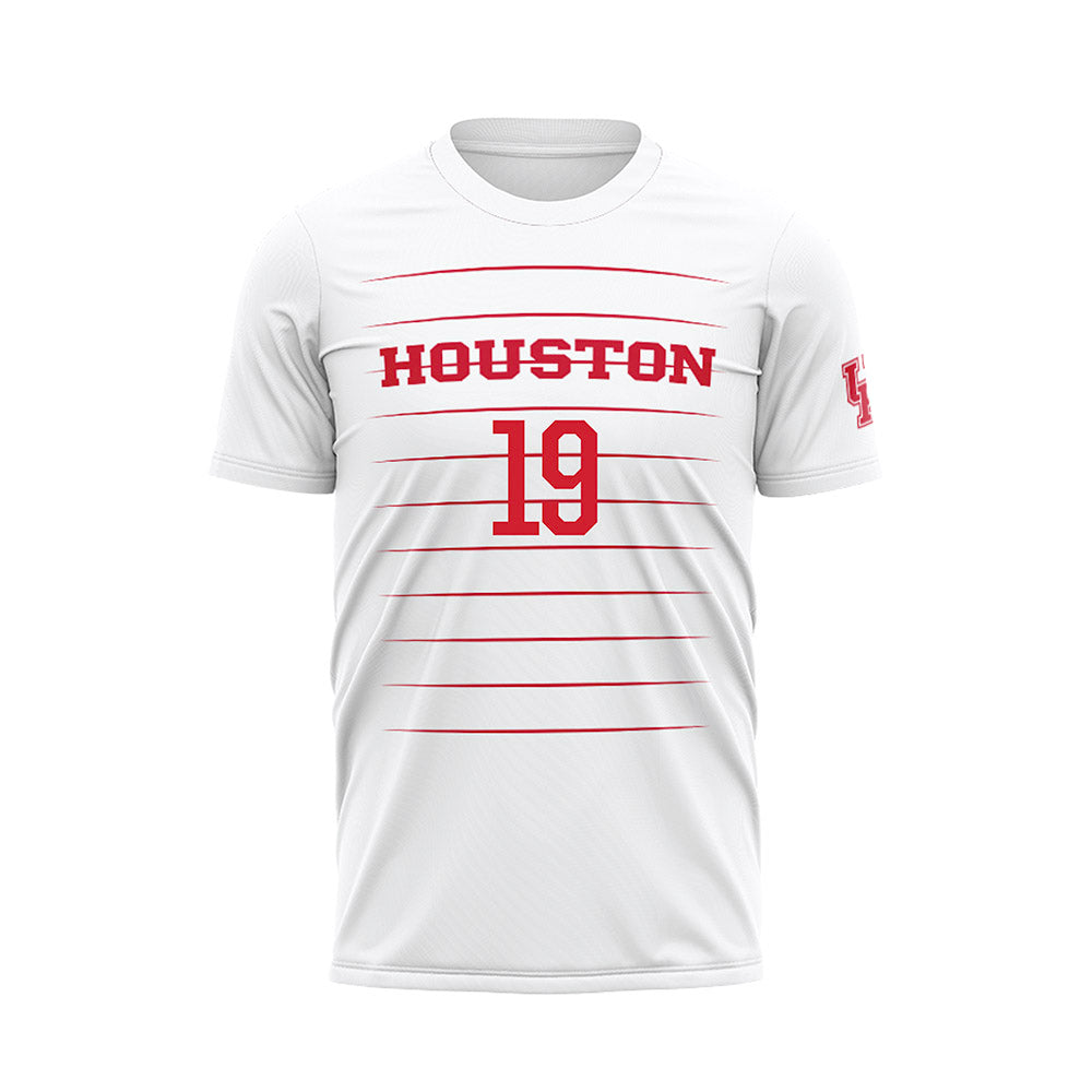 Houston - NCAA Women's Soccer : Adelhia Ghonda - White Soccer Jersey-0